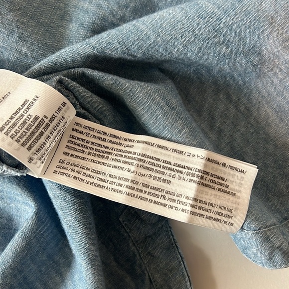 Abercrombie & Fitch Vintage Embroidered Jean Cardigan - Picture 7 of 7